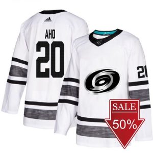 Carolina Hurricanes Trikot Trikot Sebastian Aho20 Weiß 2019 NHL All Star